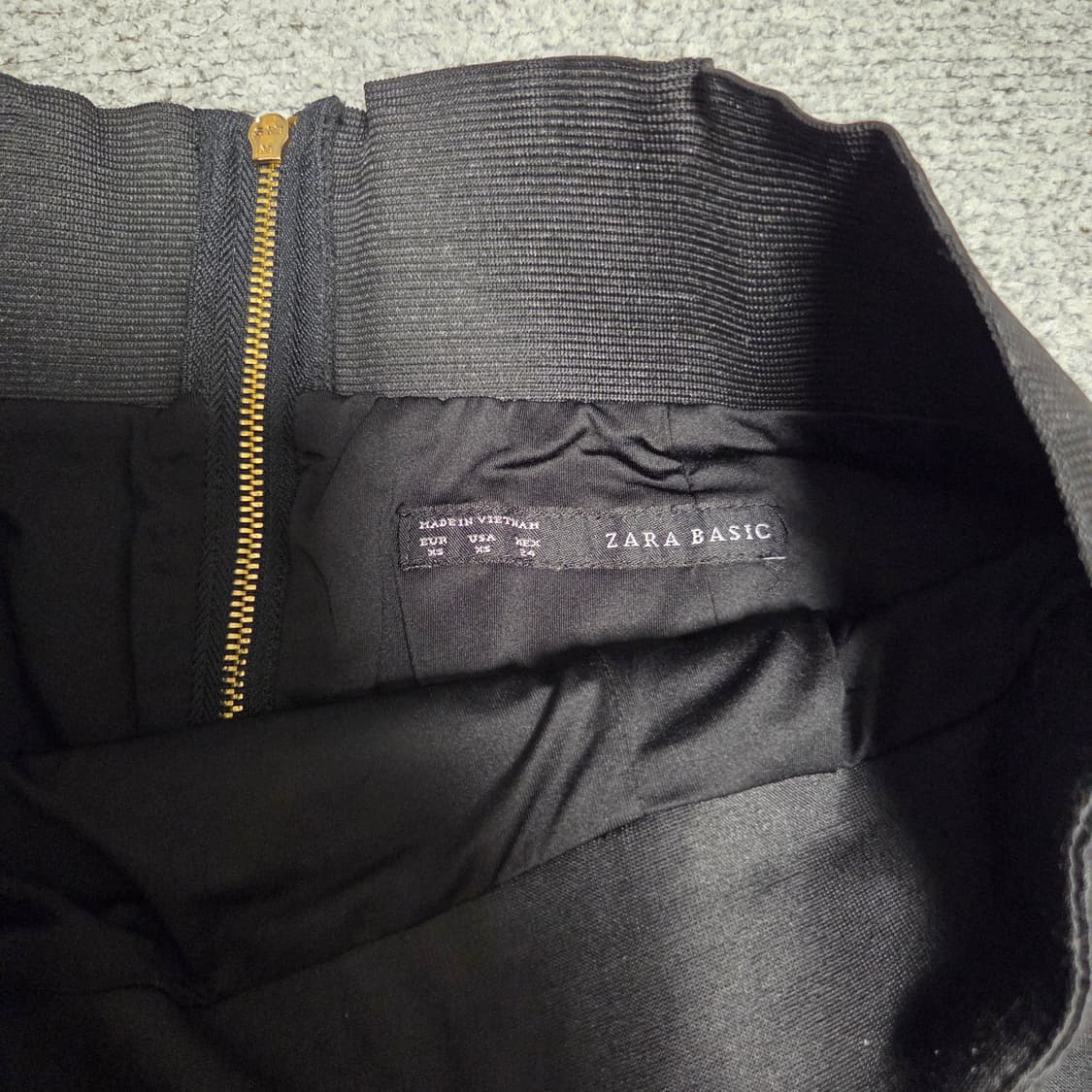 ZARA 블랙 밴딩 스커트 26 상품이미지3