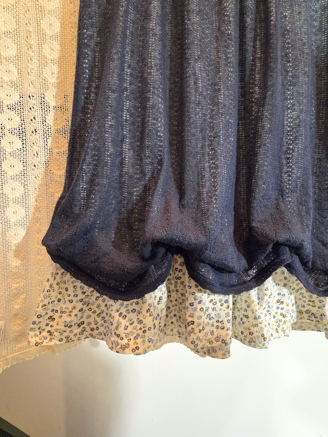 네이비 모리 민소매 원피스 상품이미지3