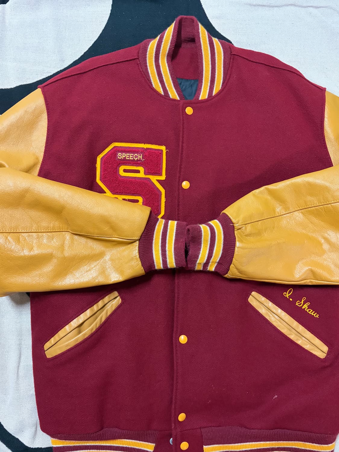 빈티지 DeLONG 바시티 자켓(105-110) 상품이미지2