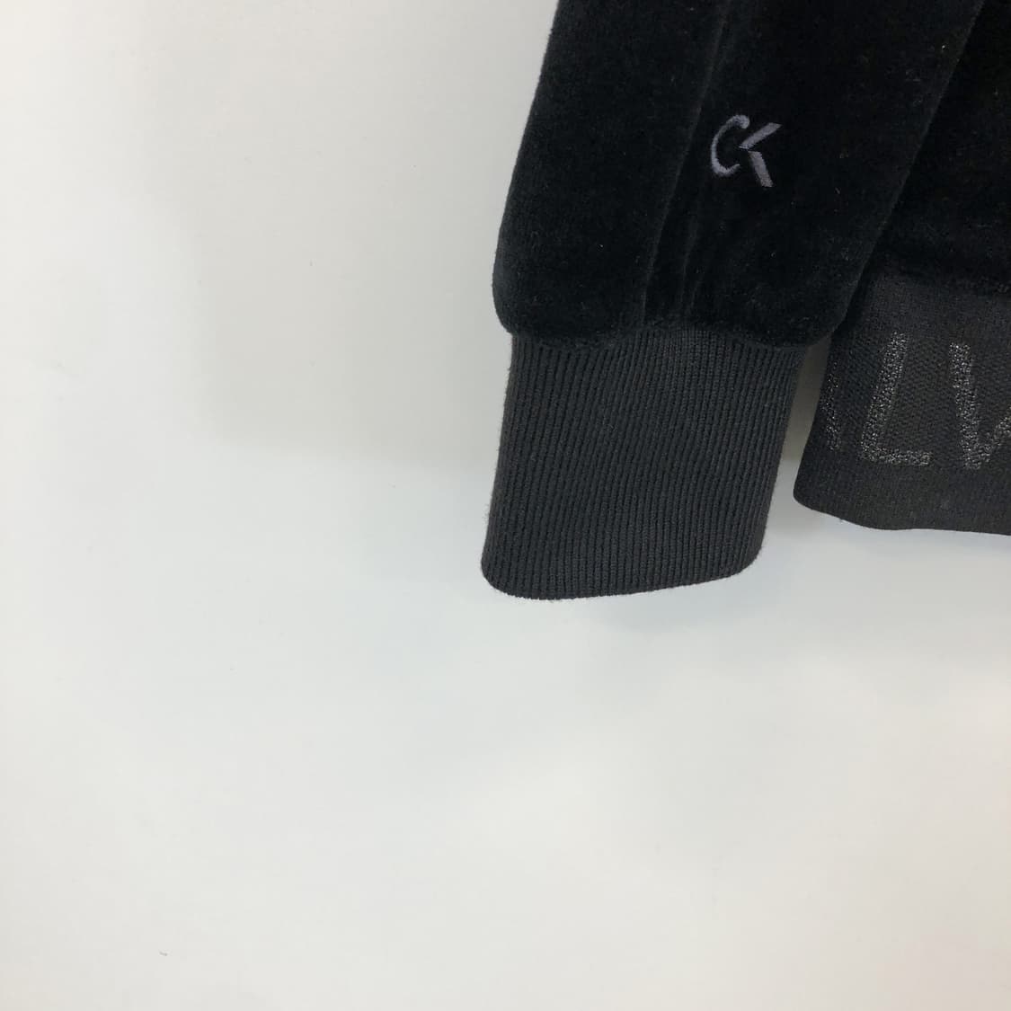 ck 캘빈클라인 벨루어 후드집업 M 상품이미지2