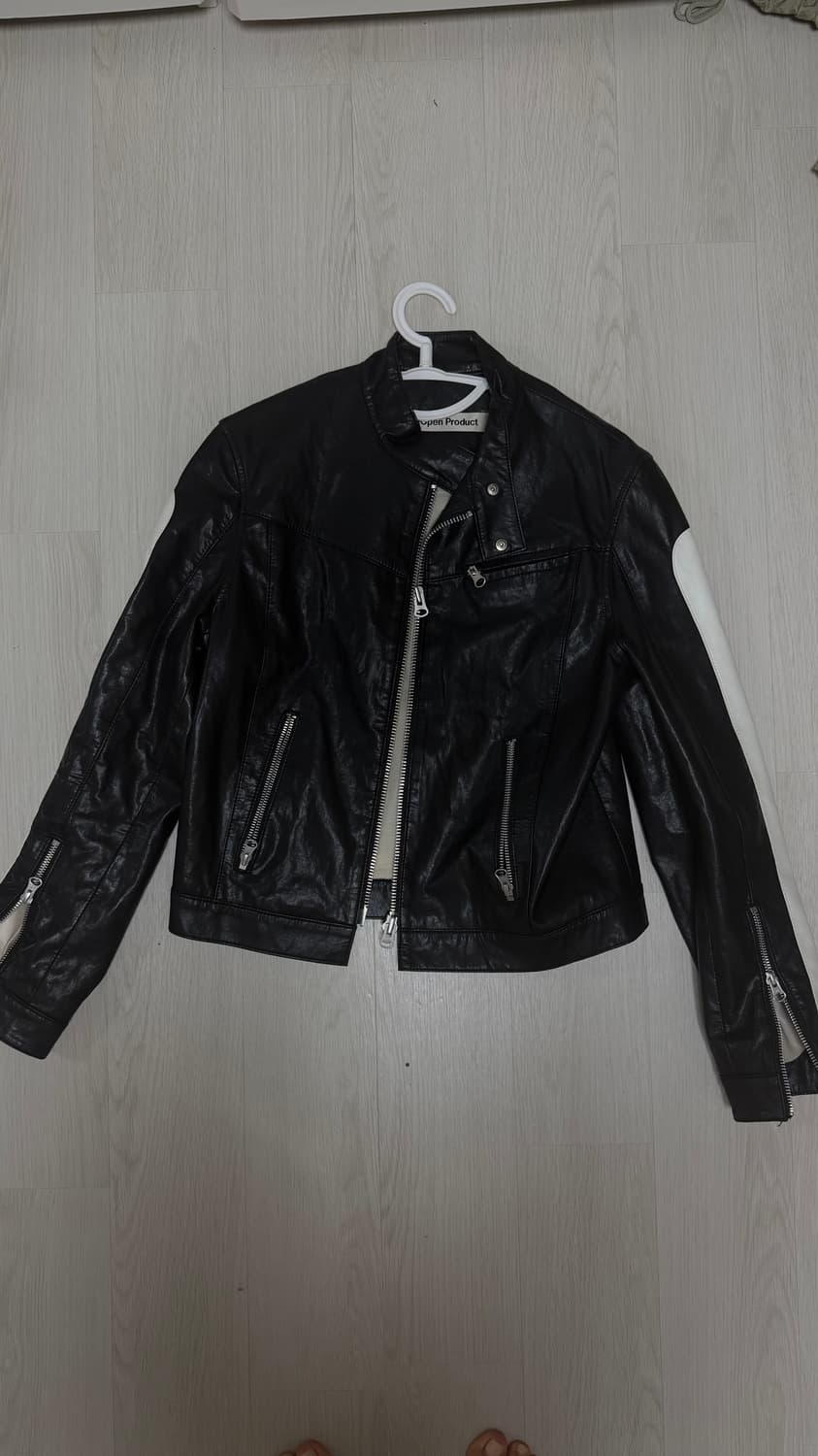 open yy레자 자켓 상품이미지2