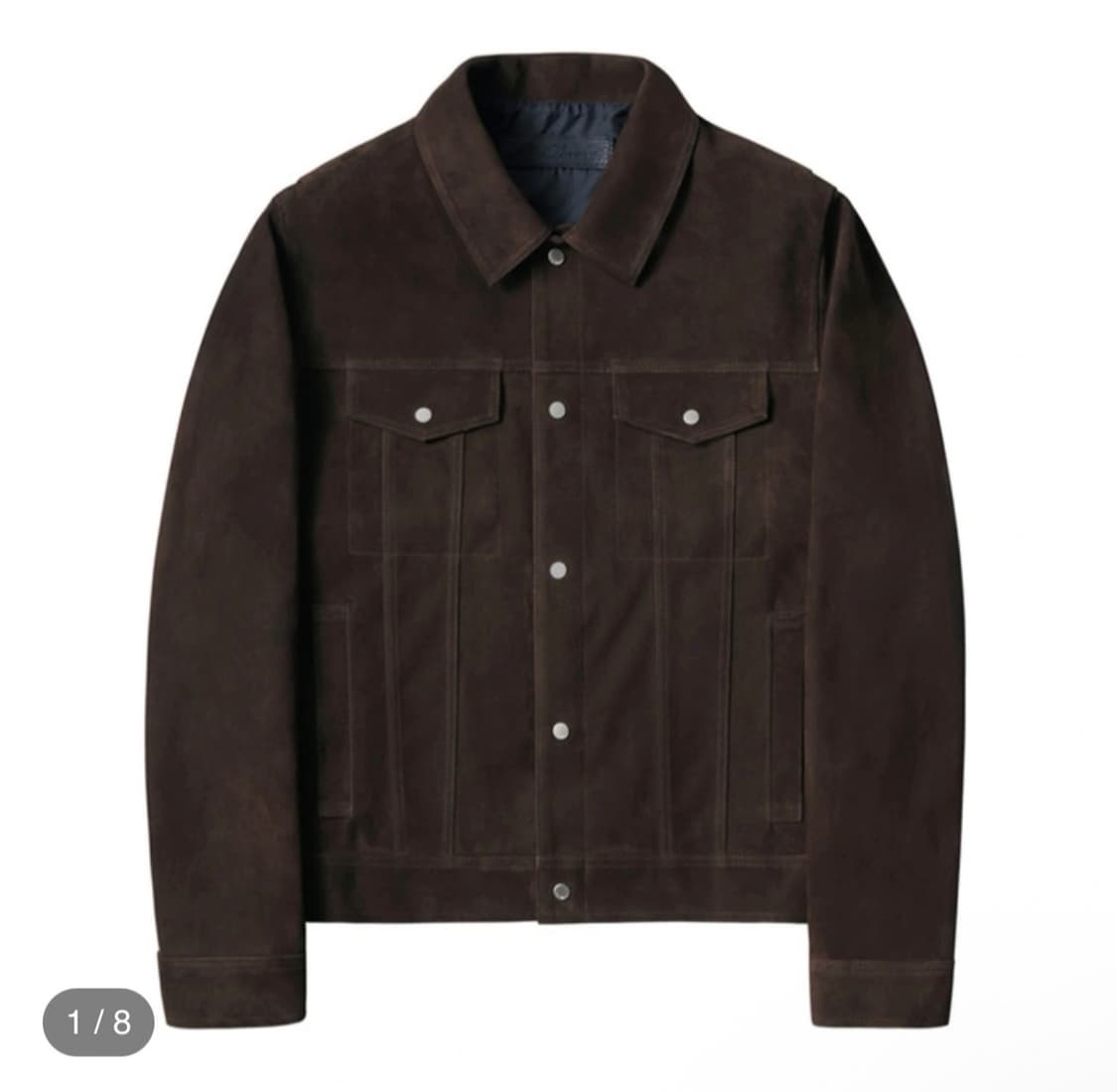 (신품급) 느와르라르메스 스웨이드 자켓 (DARK BROWN)_48 상품이미지1