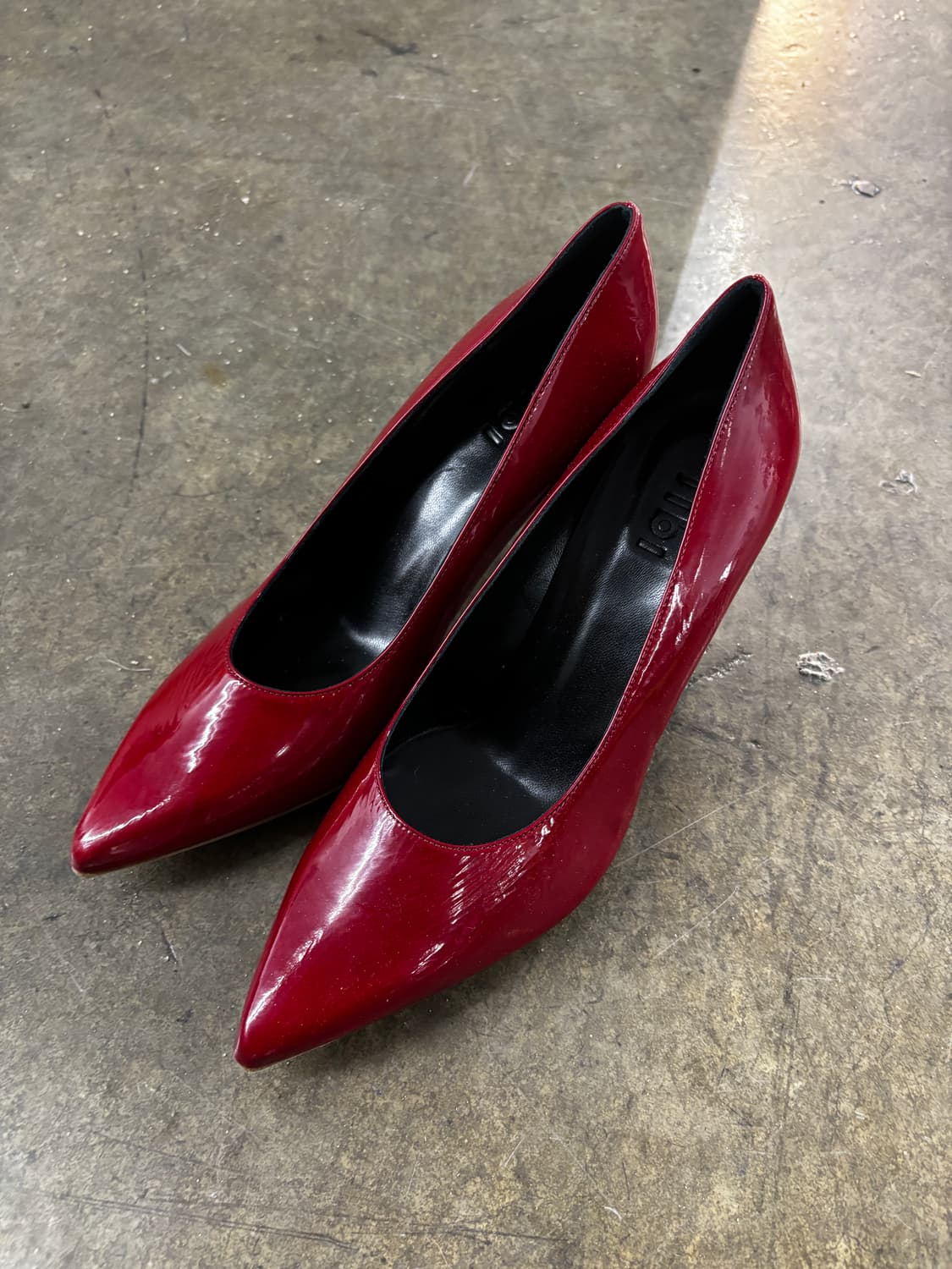 Tibi 레드 유광 힐 37 (한국사이즈235~240) 상품이미지3