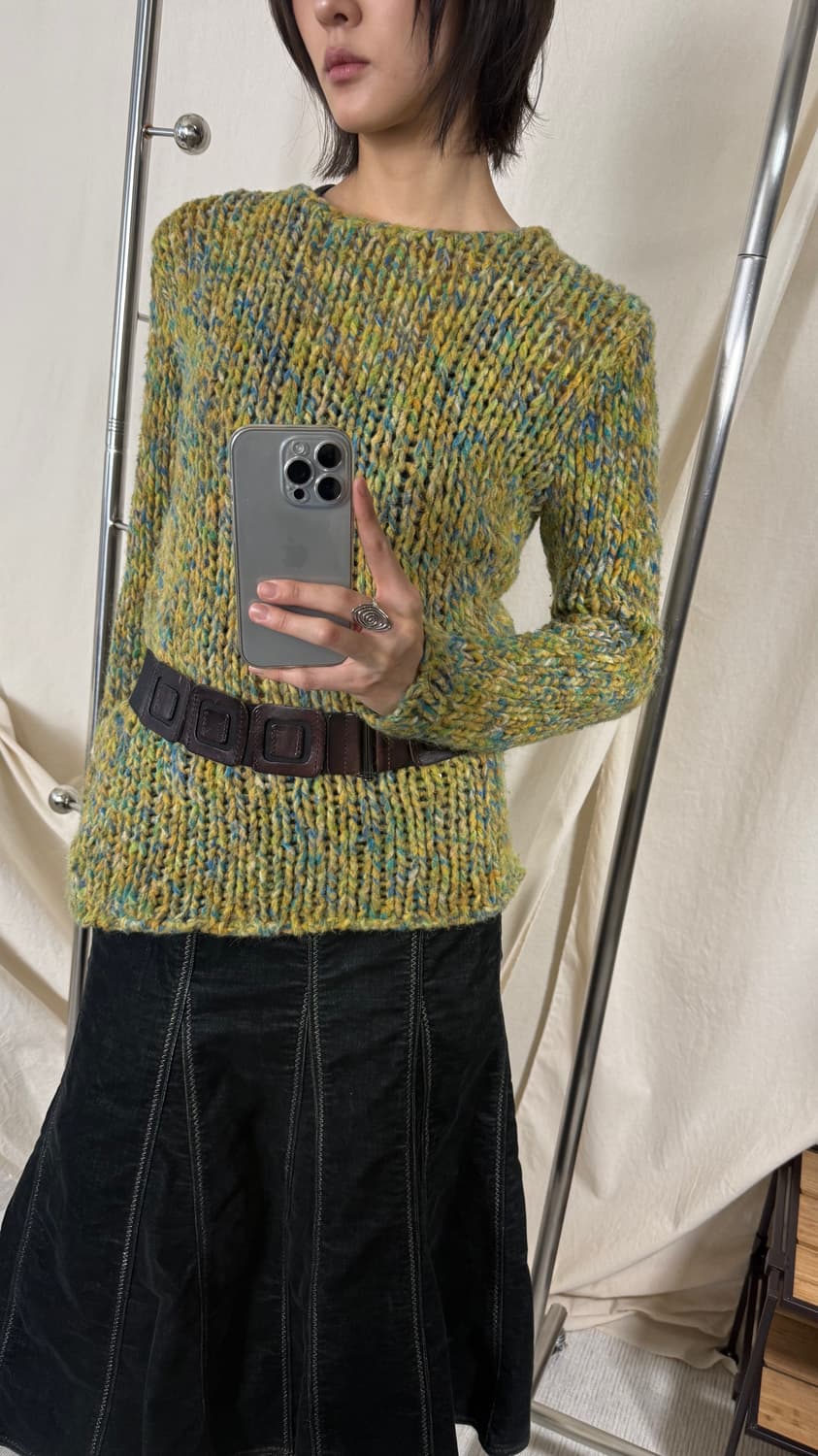 Le uibate Knit Top (Made in ITALY) 상품이미지2