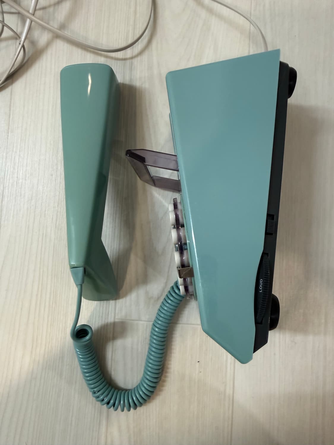 TrimPhone 빈티지 민트색 벽걸이 다이얼 전화기 상품이미지4