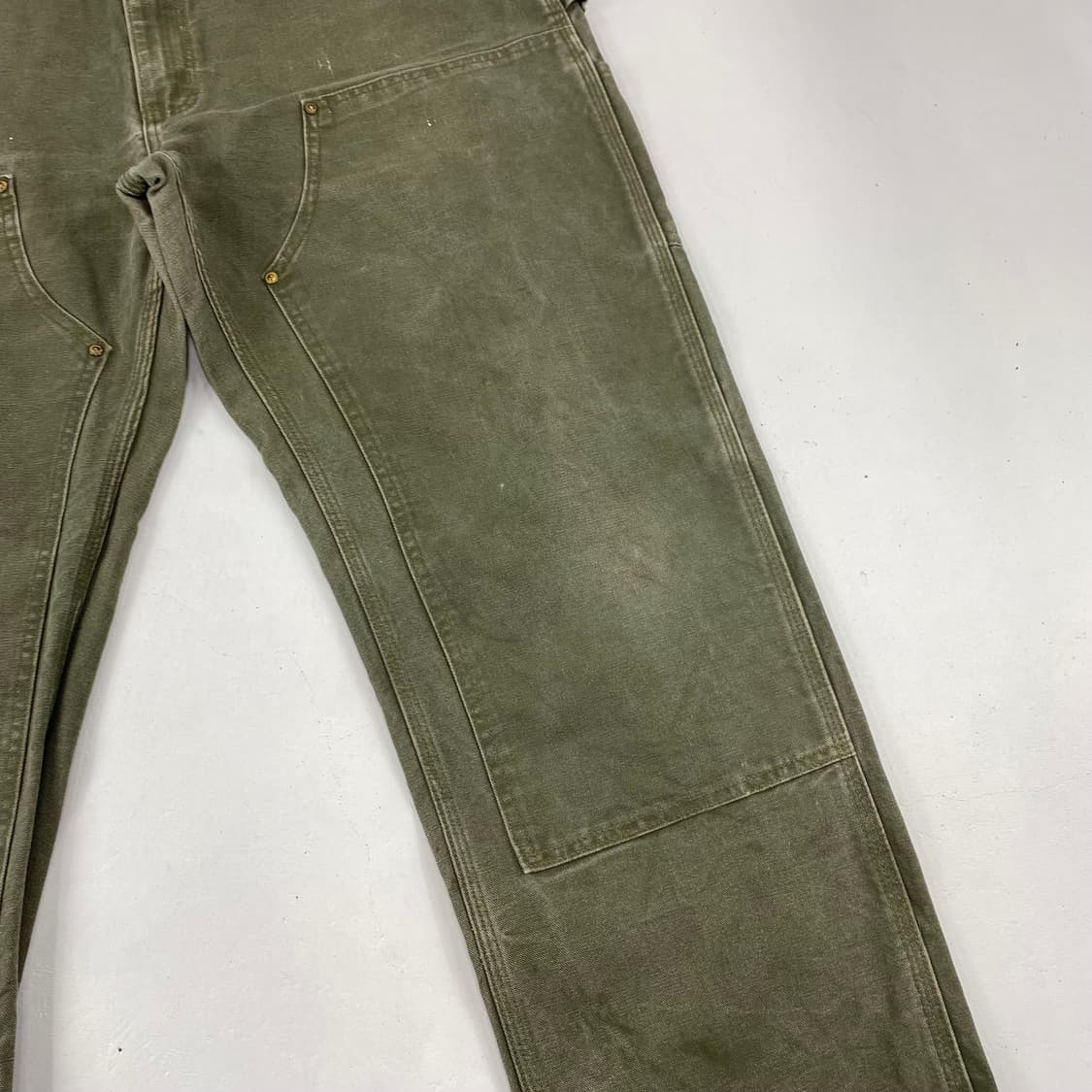 칼하트 OG 카키 더블니 워크 팬츠 (36) 상품이미지7