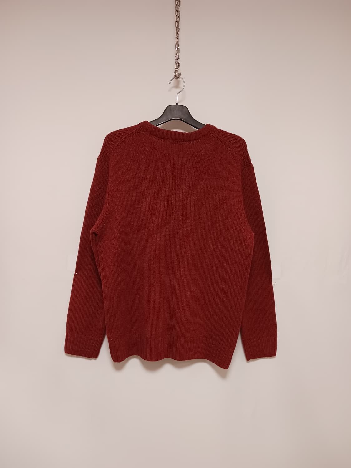 뱅뱅진 보카시레드 니트 상품이미지4