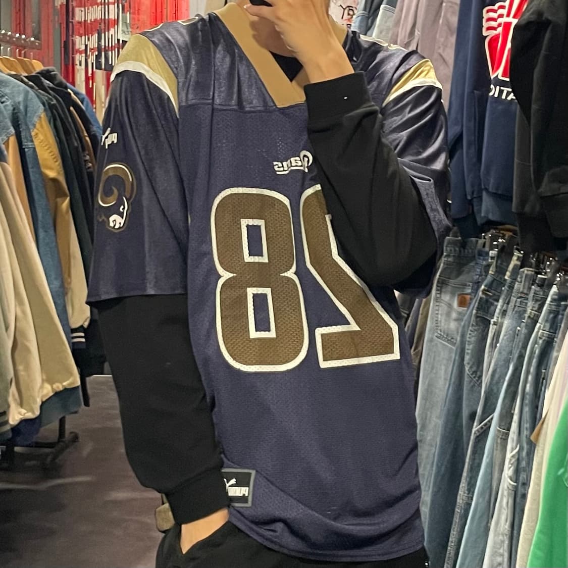 [IM] NFL X PUMA Rams No.28 FAULK 반팔져지 상품이미지4