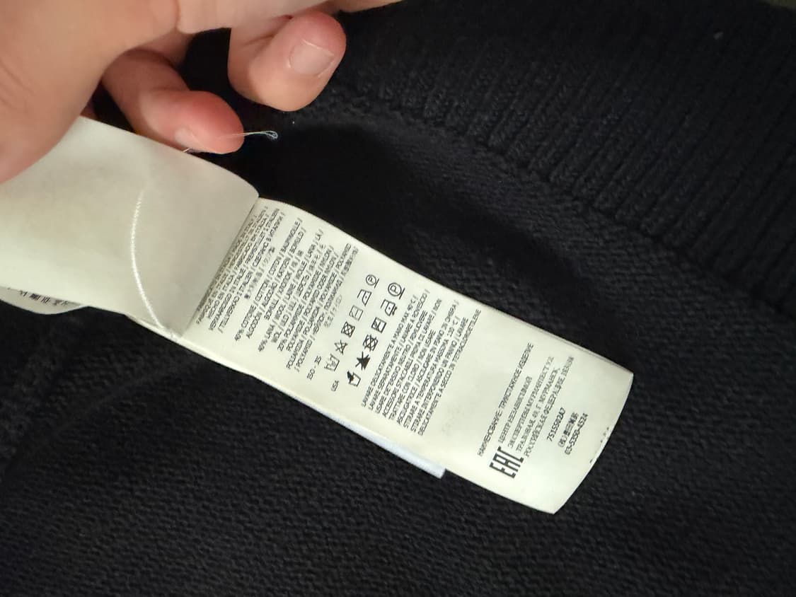 스톤아일랜드 울 니트집업 상품이미지7