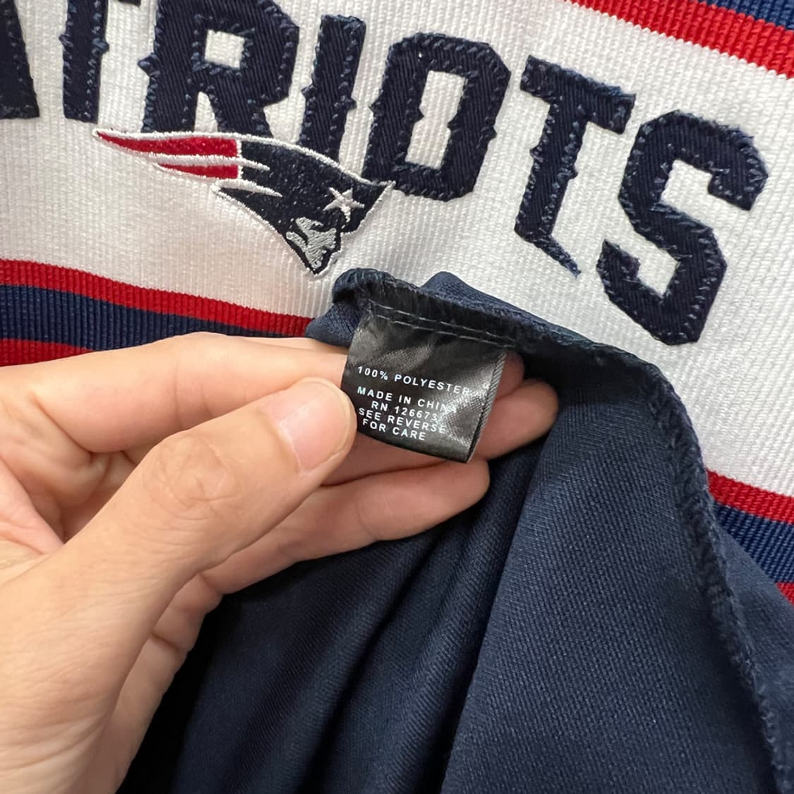 NFL 뉴잉글랜드 패트리어츠 반팔 져지 L 상품이미지5