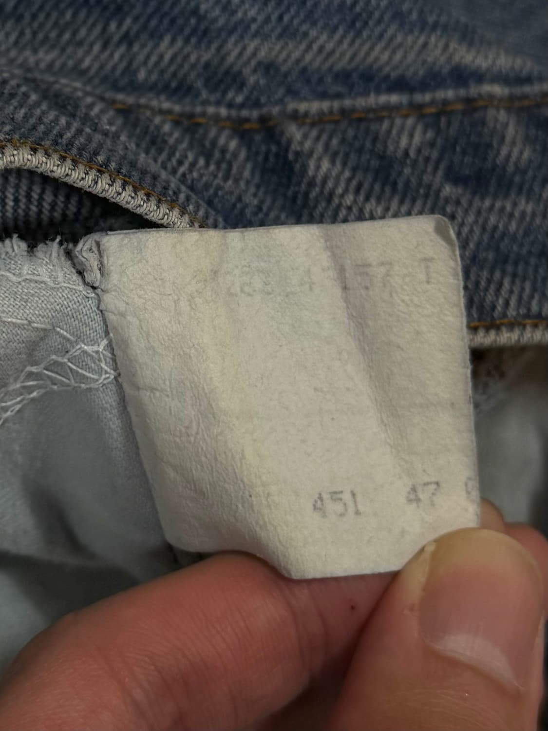 80's USA Made 빈티지 리바이스 517 오렌지탭 부츠컷 상품이미지10