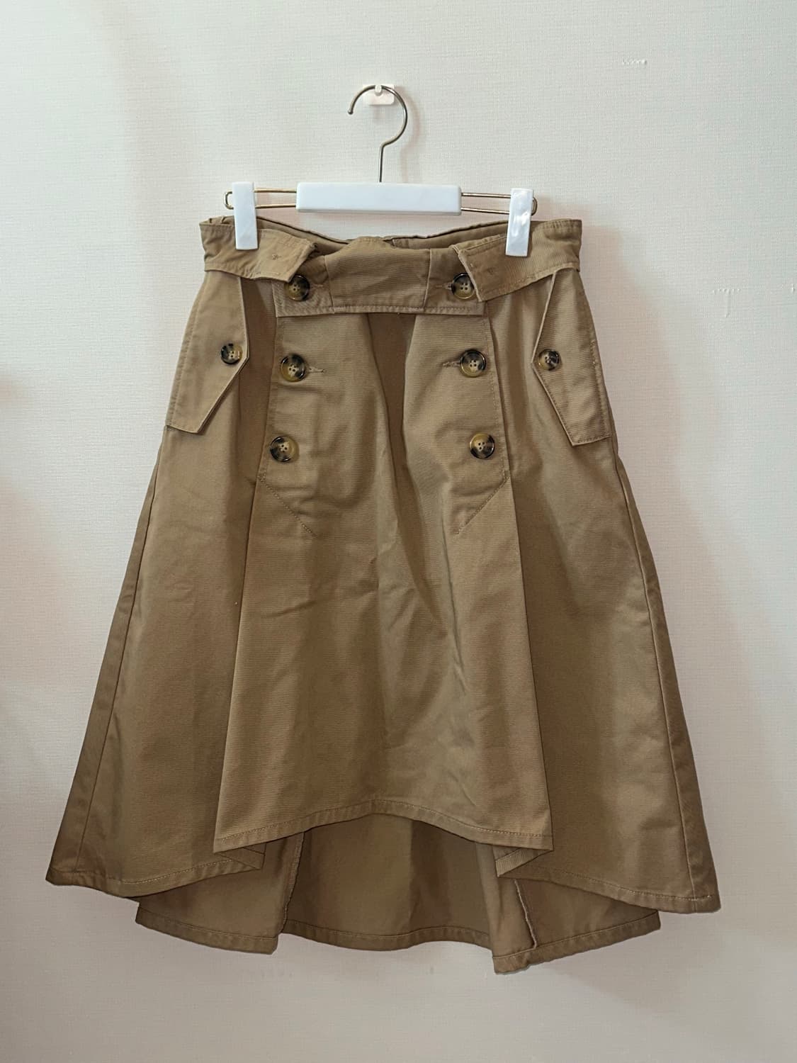 빈티지 버튼 언발란스 스커트 상품이미지2