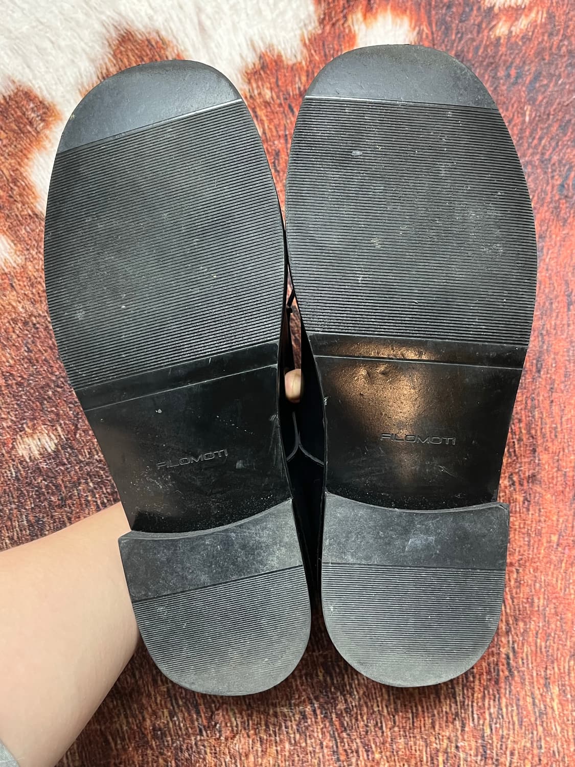 [265] 필로모티 에테르노 블랙 레더 더비 슈즈 상품이미지5