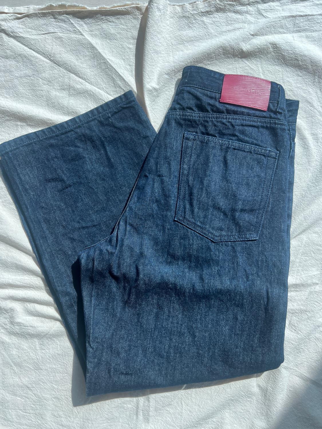 포트너스/Two Tuck Wide Indigo Jeans/M 상품이미지4