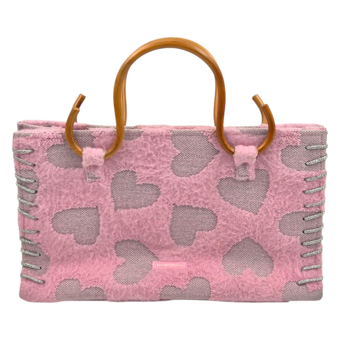 04s 사만다타바사 하트 부클 뱀부 토트백 상품이미지1