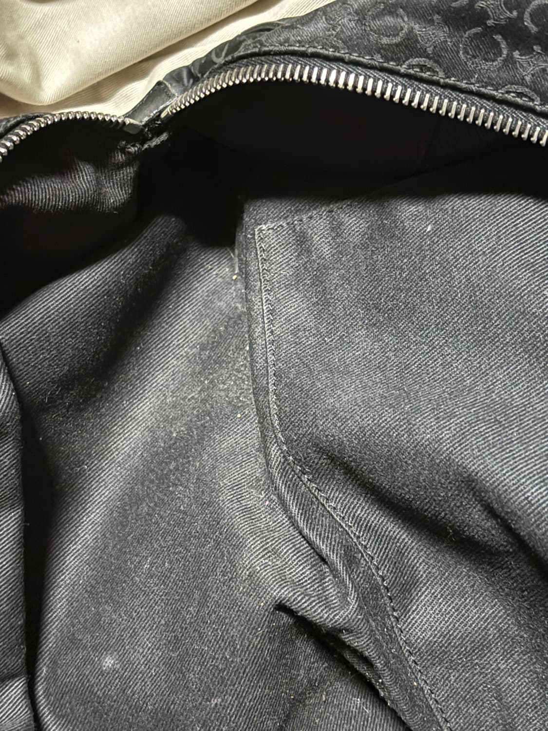 vintage celine leather string bag 31cm 상품이미지7