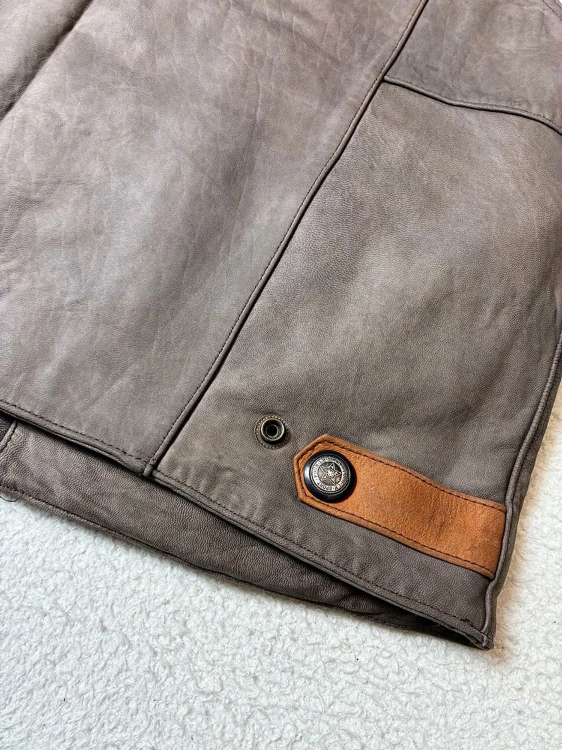 노스랜즈 90's 헤리티지 양가죽 베스트 PN7348 상품이미지6