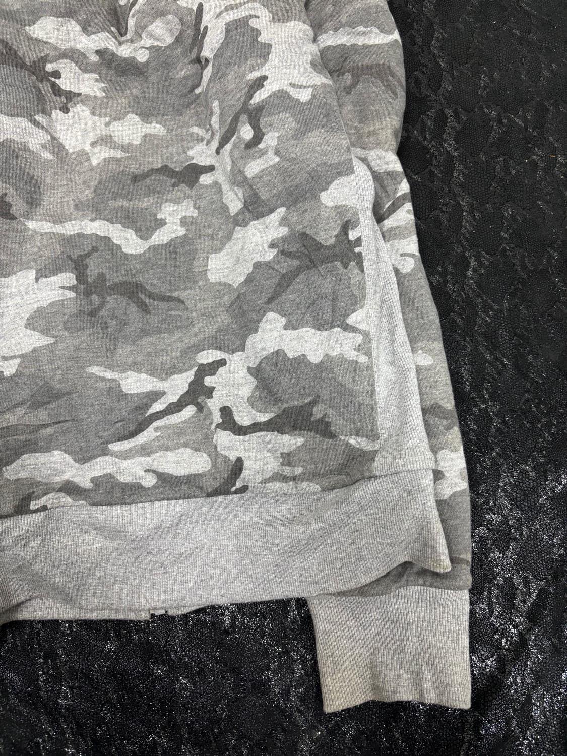 “Vintage” Grey Camo& Fleece reversible Z 상품이미지7