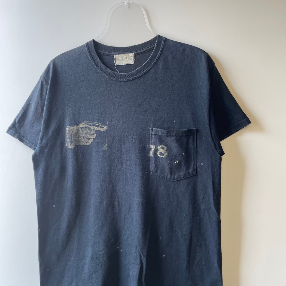 글래드 핸코 원포켓 그런지 티셔츠 상품이미지3