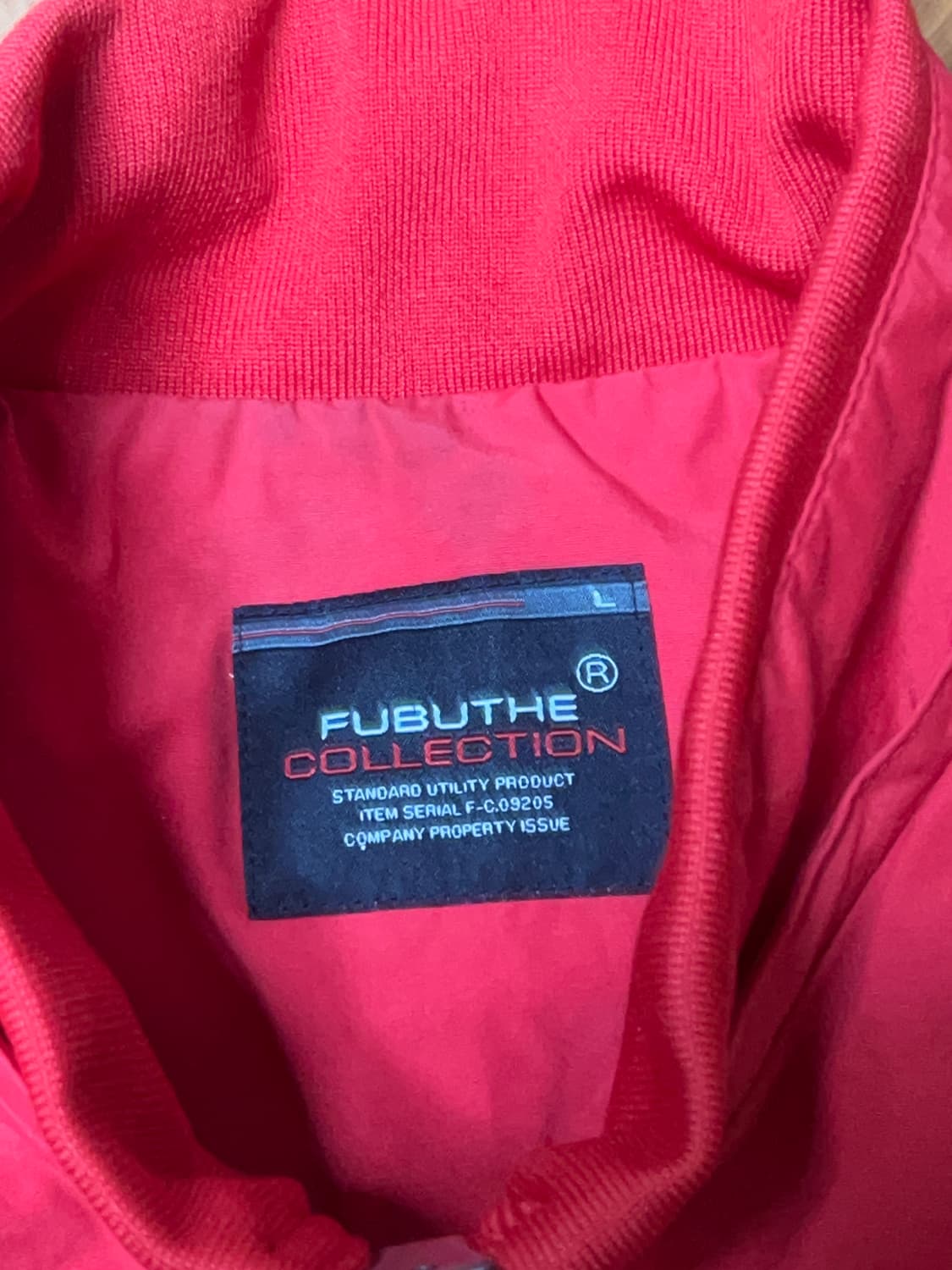 fubu 빨간색 바람막이 자켓 상품이미지2