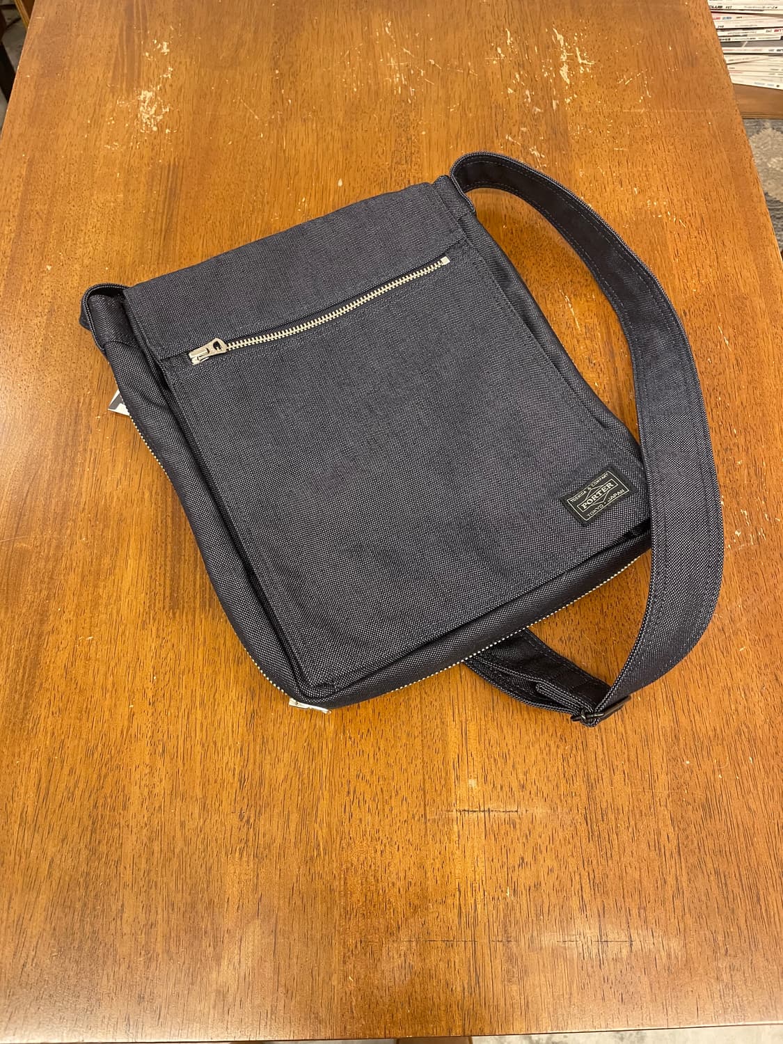 PORTER BLACK WASHED BAG 상품이미지1