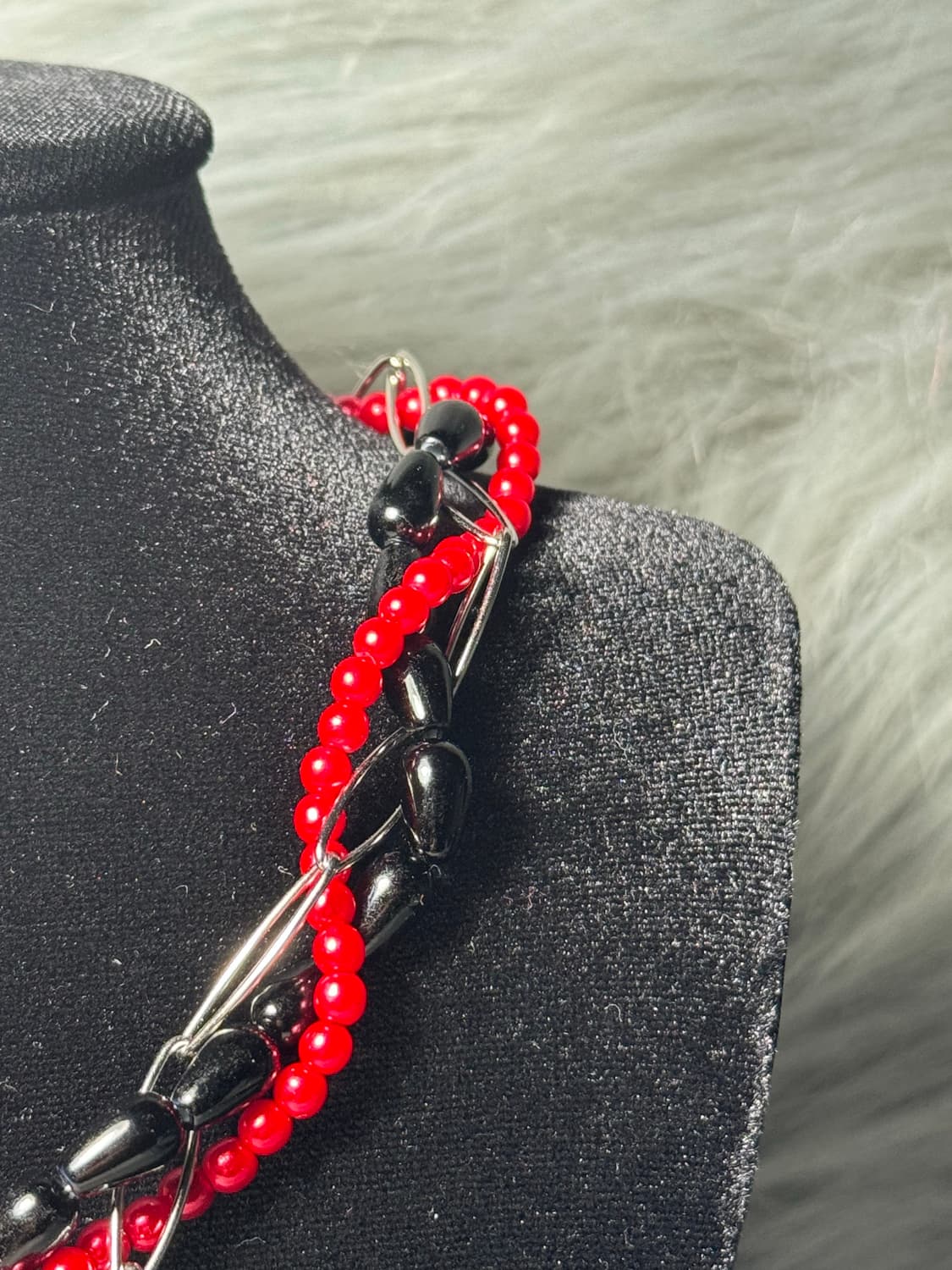 다비즈 빨간진주 써지컬 목걸이 상품이미지3