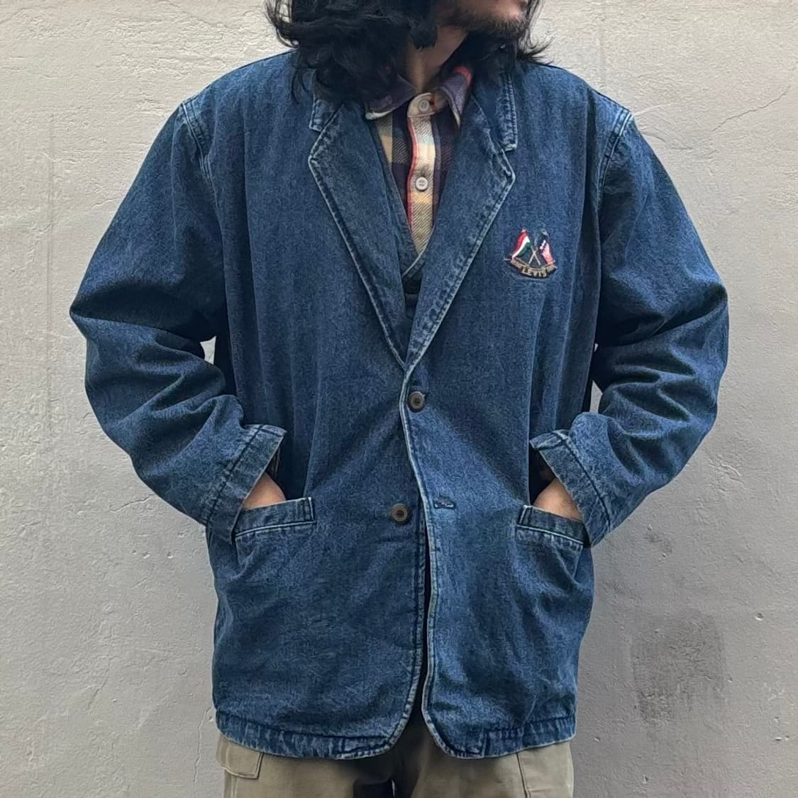 80년대 리바이스 데님 블레이저 자켓 상품이미지8
