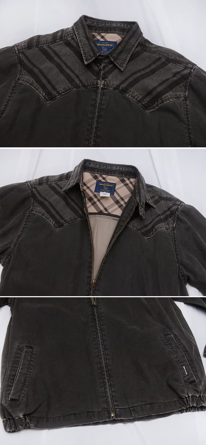 울리치 피그먼트워싱 웨스턴 트윌코튼 워크 자켓 (100-105) 상품이미지4