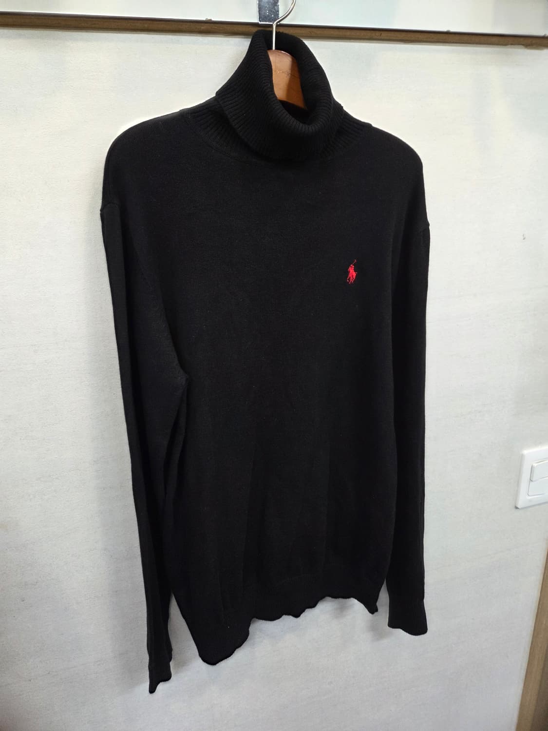 폴로랄프로렌 목폴라 니트 블랙 xl 상품이미지6