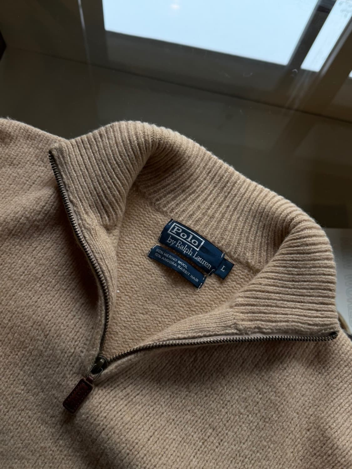 폴로 랄프로렌 쿼터짚 짚업 니트 100 상품이미지9