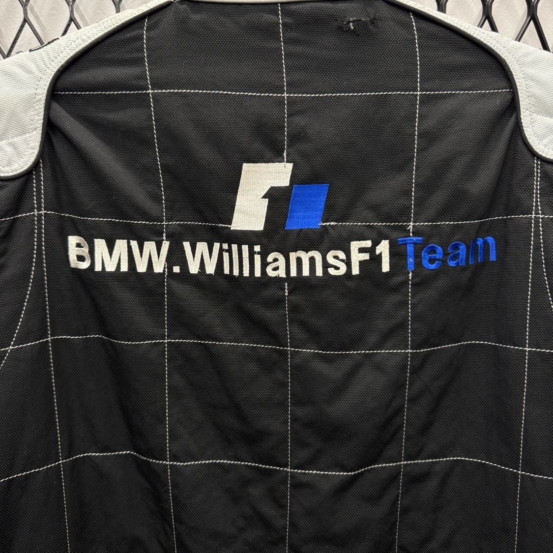 00s BMW 윌리엄스 F1 팀 레이싱 자켓 전후면 퍄치 디테일 블랙 상품이미지7