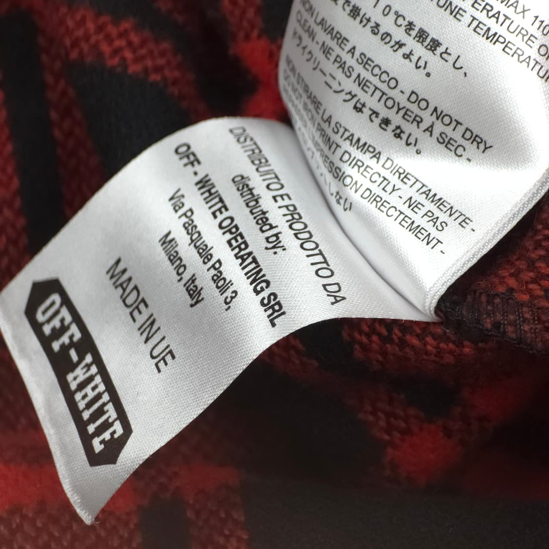 [XS] 오프화이트 오버핏 플란넬 체크셔츠 상품이미지6