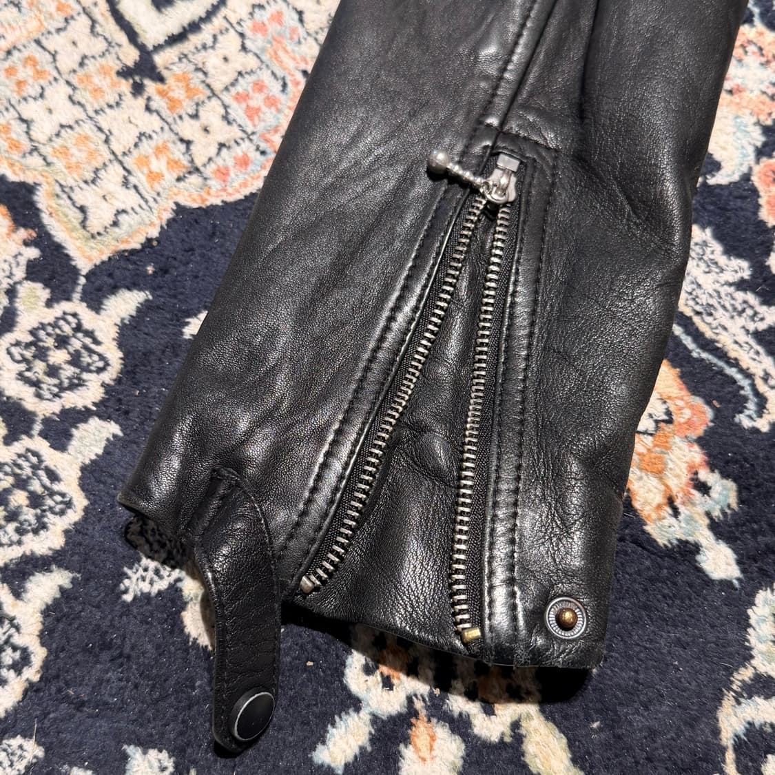 올세인츠 쉽스킨 라이더 자켓 s 95~100 양가죽 상품이미지7