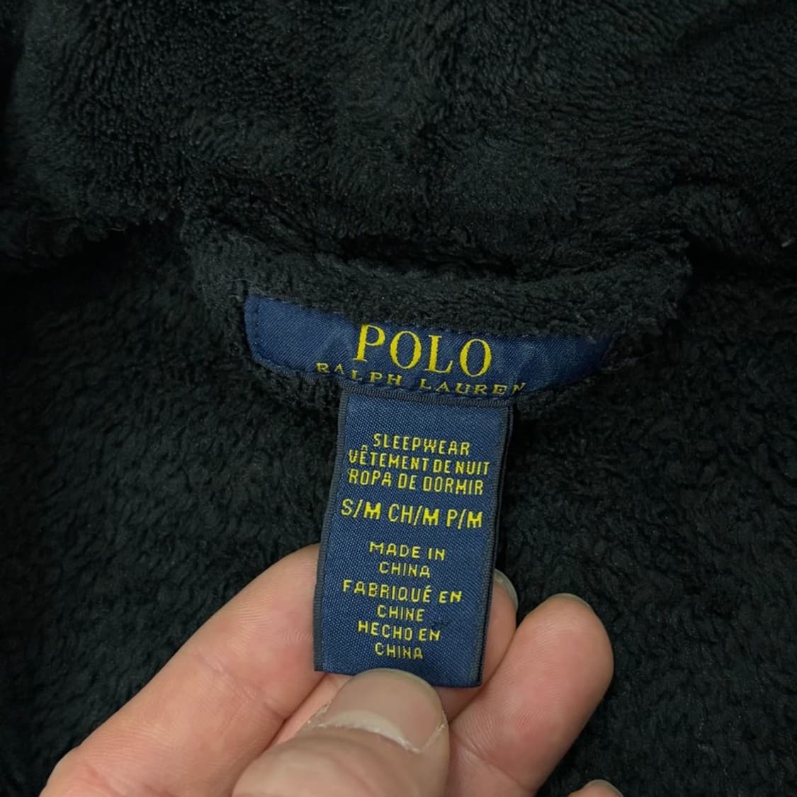 폴로랄프로렌 슬립웨어 벨루어 가운 v1338 상품이미지5