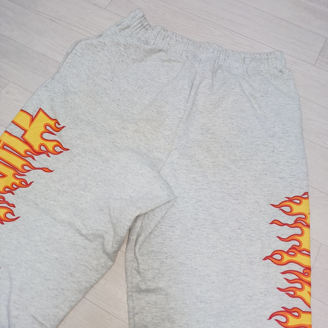 트레셔 불꽃 트레이닝 바지 쓰레셔 로고 조거 팬츠 상품이미지1