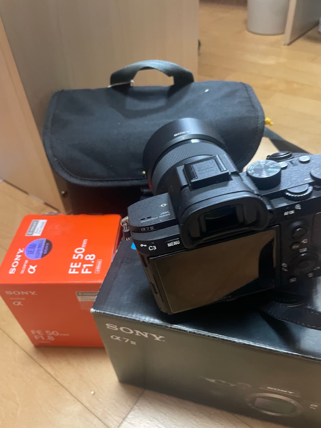소니 A7M3 풀박스 + FE 50mm F1.8 렌즈 상품이미지1