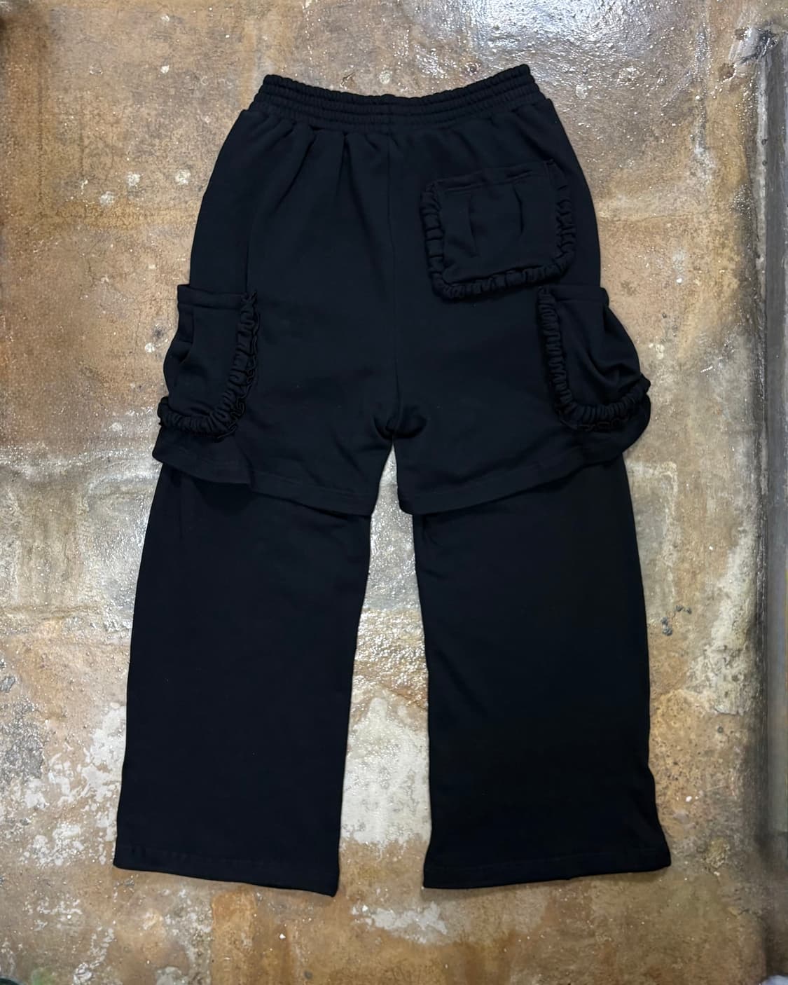 레이어드 스트럭처 스웻팬츠 상품이미지2