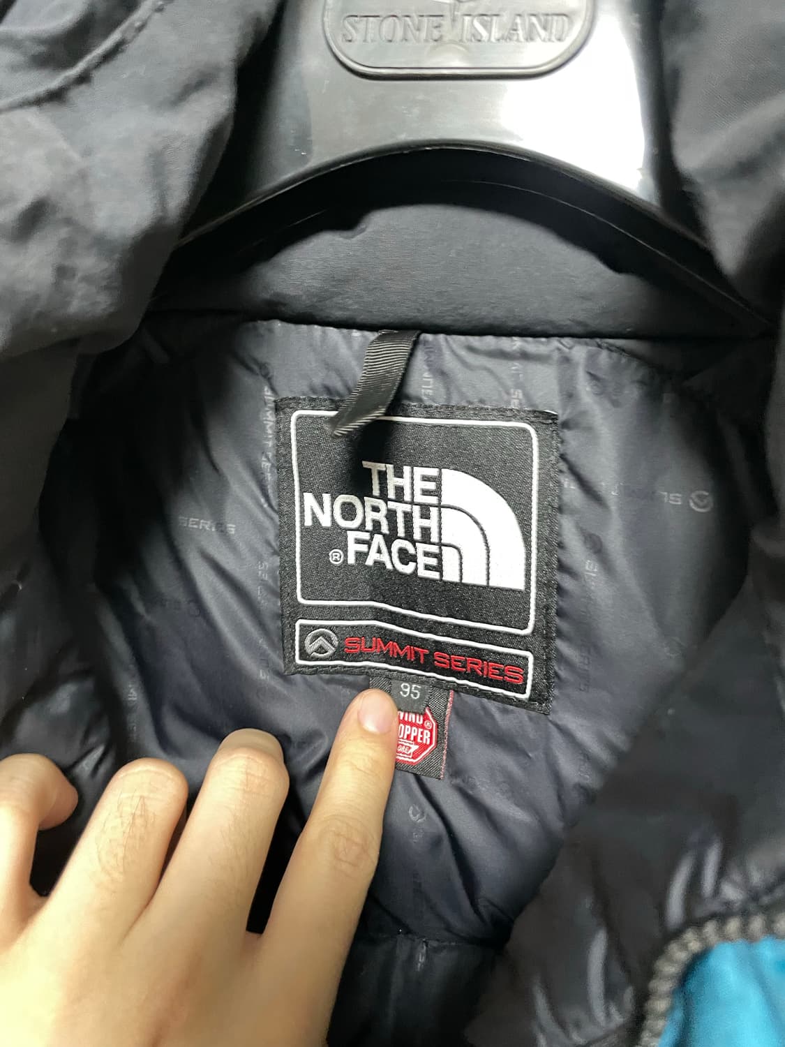 노스페이스 써밋 윈드스토퍼 패딩 100 퍼텍스 상품이미지6