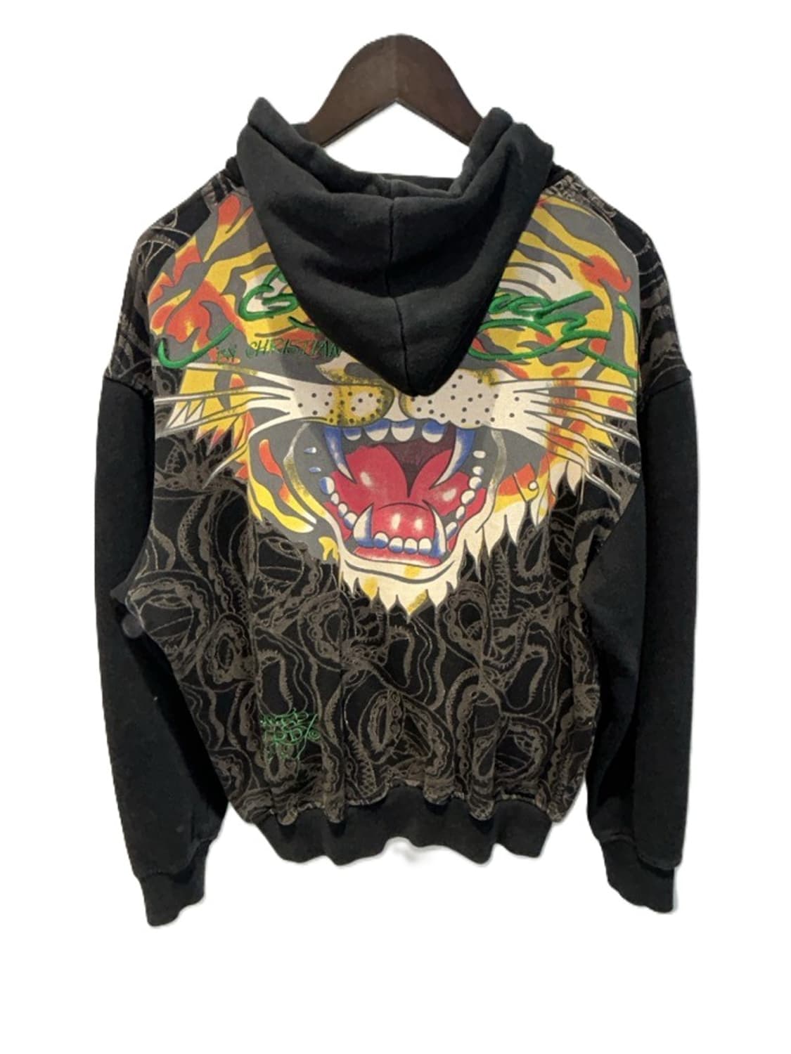 에드 하디 호랑이 프린팅 집업 후드 상품이미지2