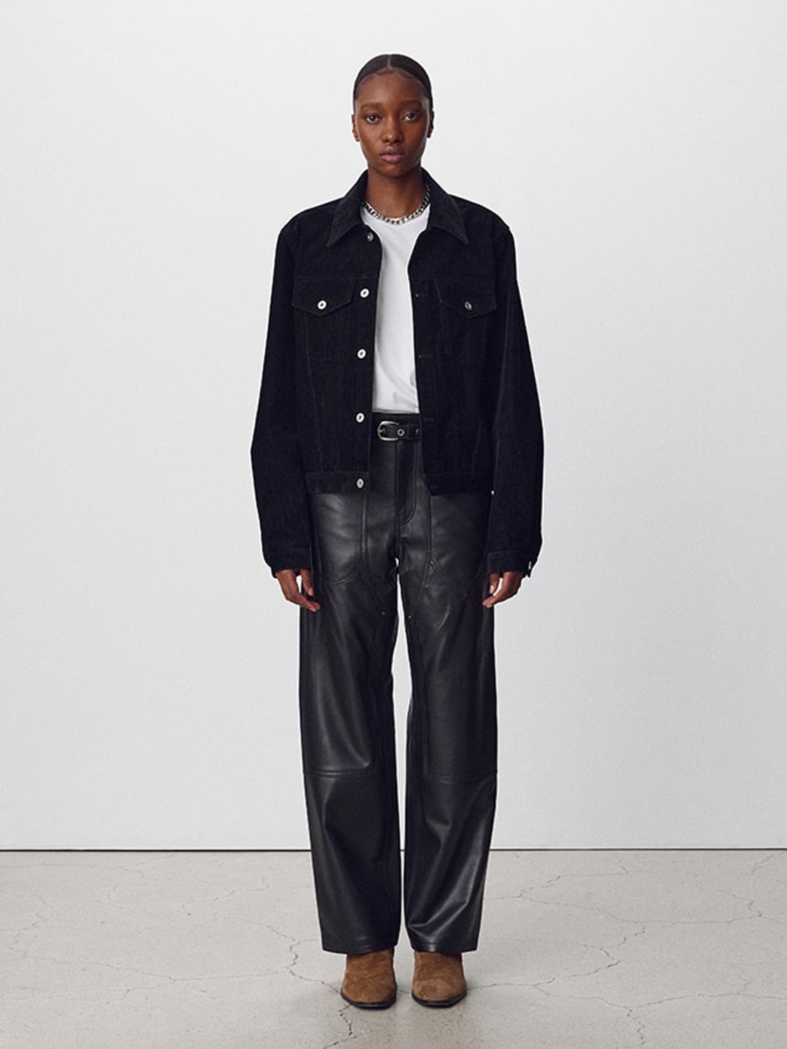 토니웩 Velvet Denim Trucker Jacket 상품이미지10