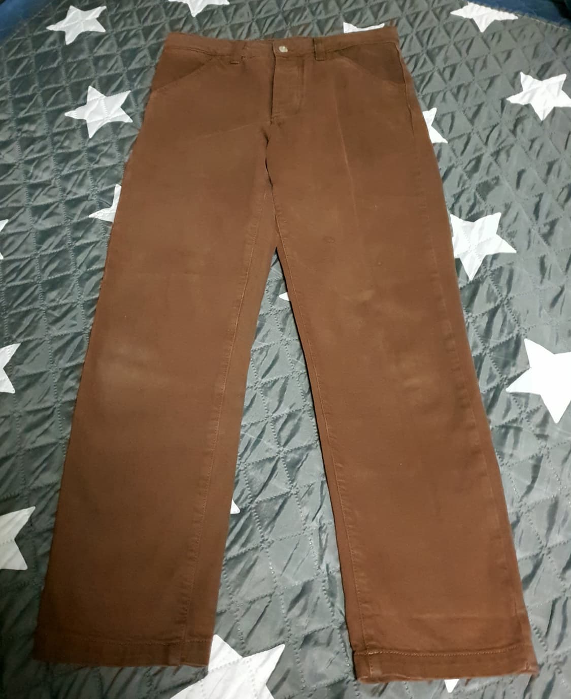 자라 블랙라벨 스트레이트 데님팬츠 모카브라운 (33) 상품이미지1