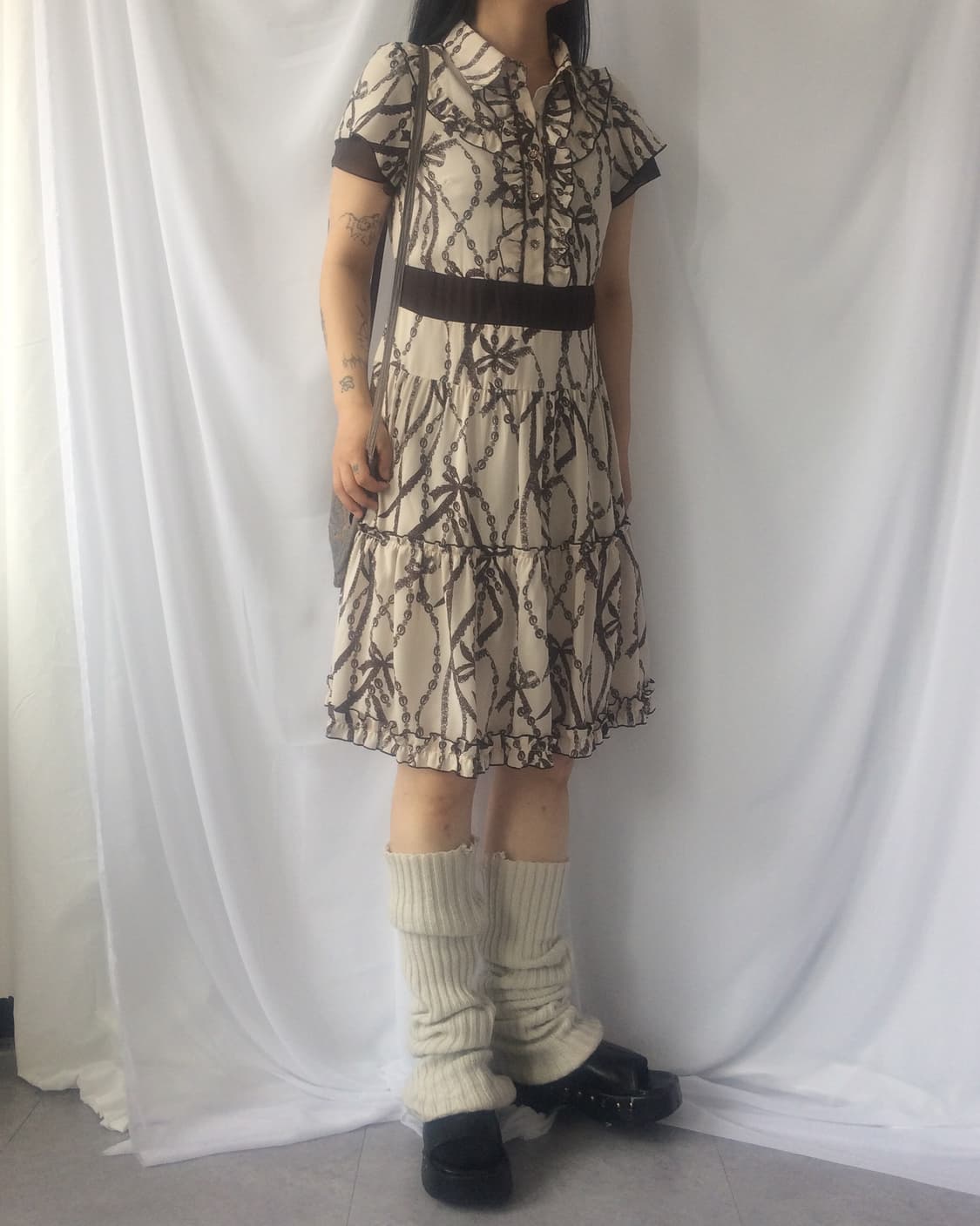 Axes femme pattern point onepiece 상품이미지8