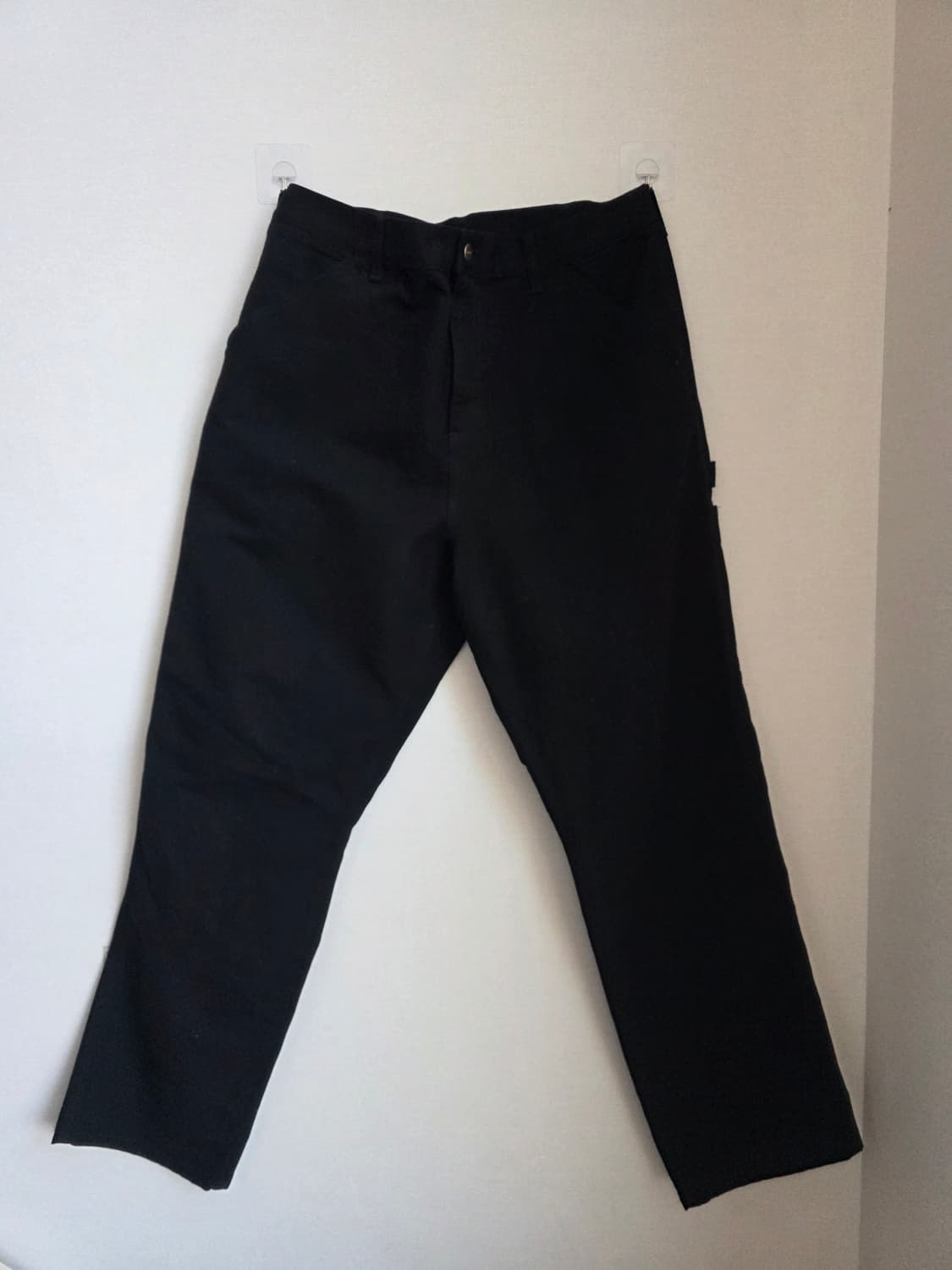 칼하트wip 싱글니 팬츠 블랙 36x32 사이즈 상품이미지1