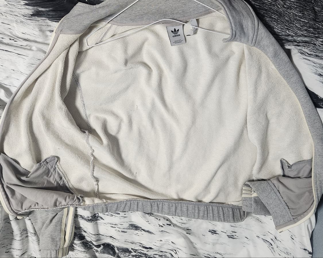 m 아디다스 스케이트보딩 져지 트랙탑 면 그레이 s 대장 상품이미지4