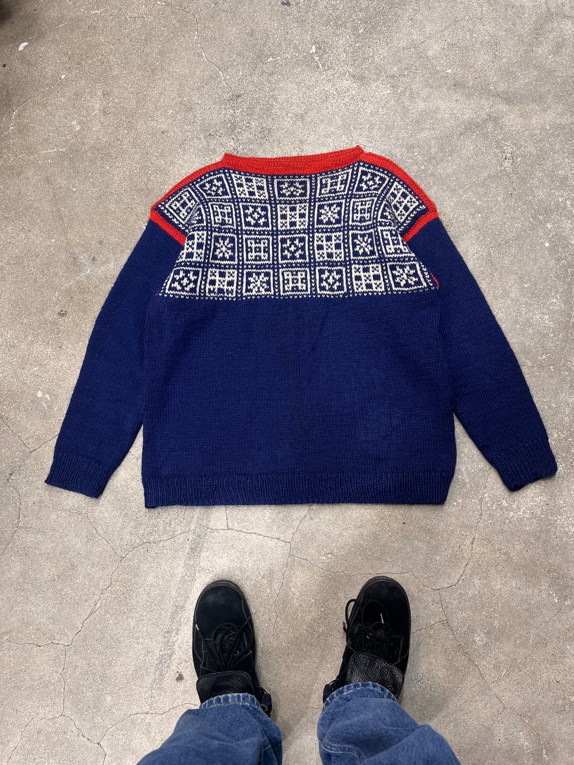 70’s Dale of Norway 노르딕 해비울 크루넥 스웨터 상품이미지1