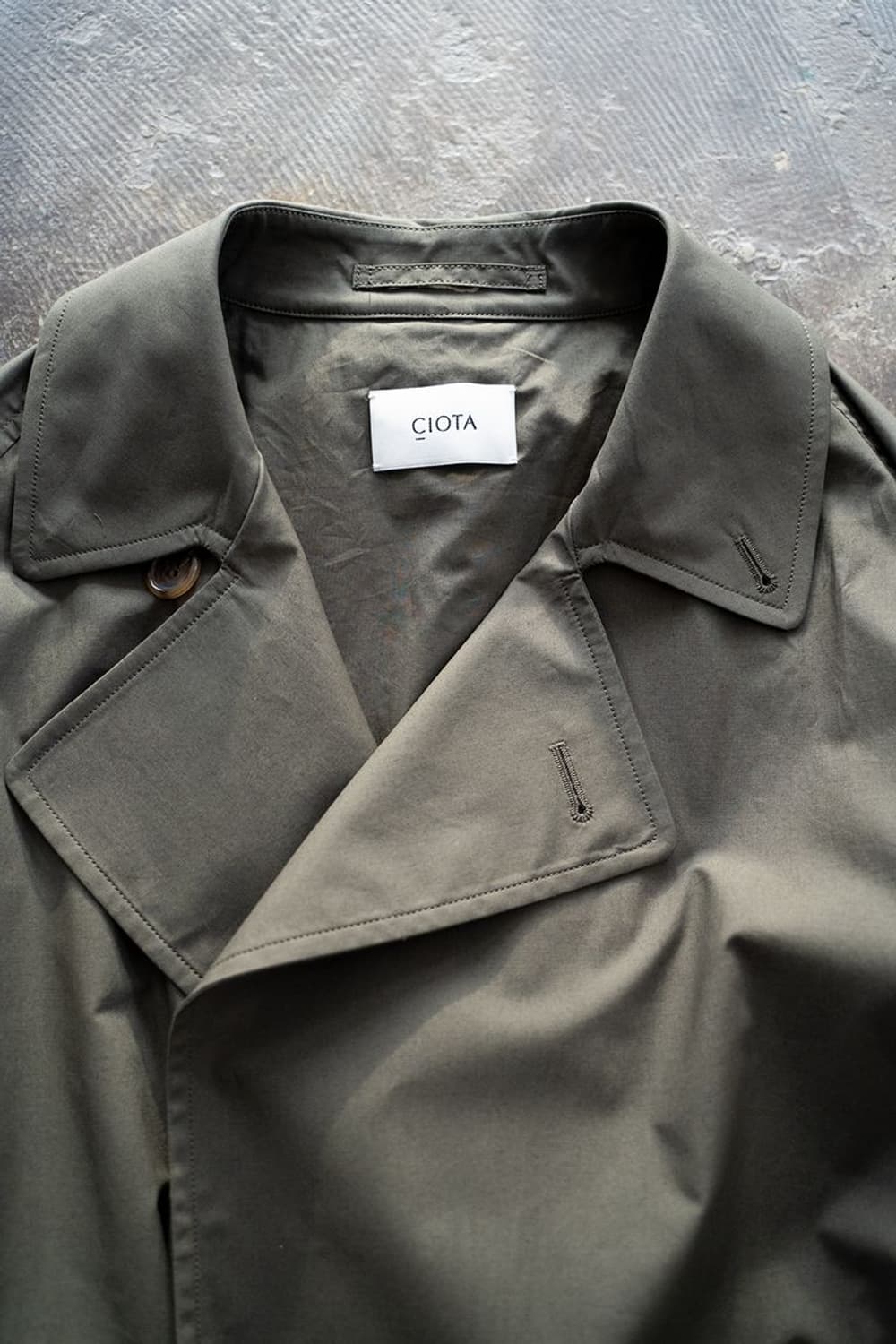 시오타 수빈코튼 타입라이터 타이로켄 코트 상품이미지9