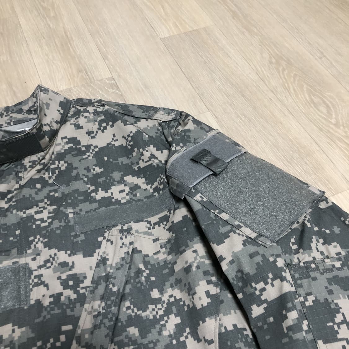(L-S) 새상품 미군 US ARMY ACU 디지털 카모 컴뱃 자켓  상품이미지2