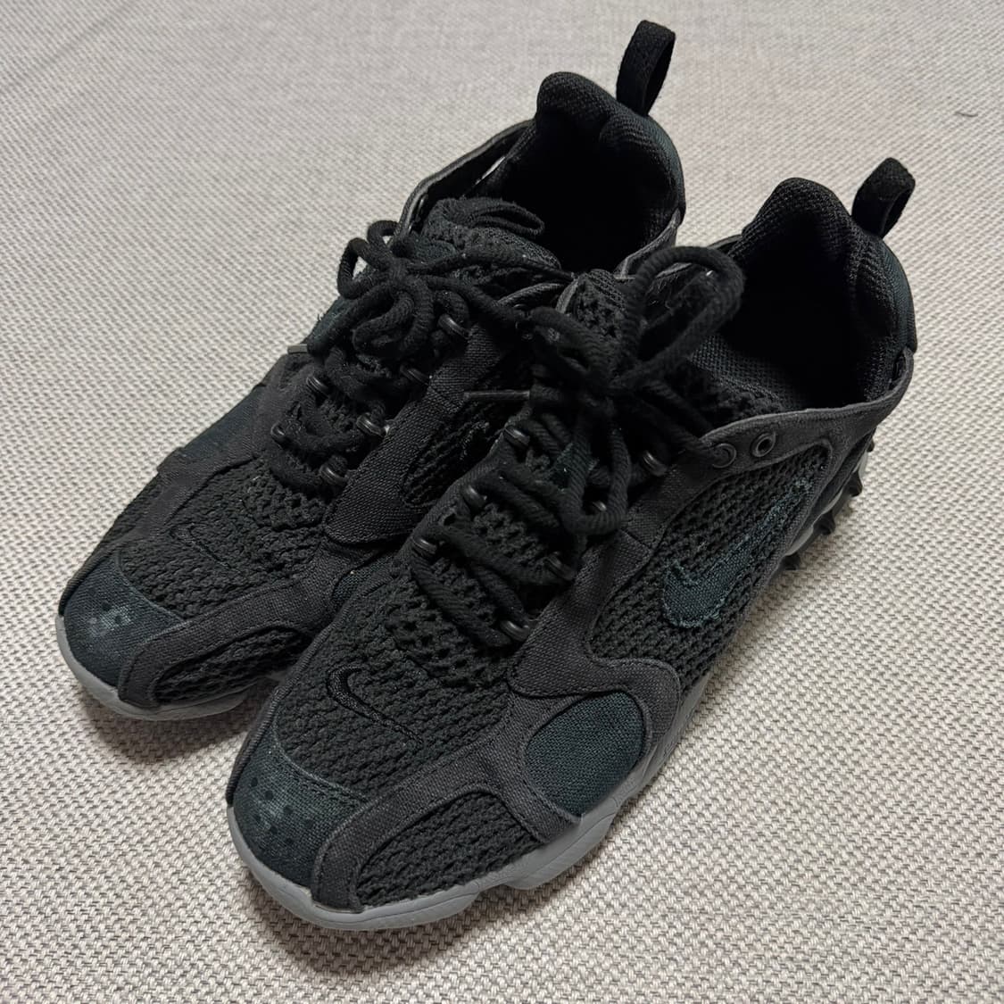 나이키 x 스투시 에어 줌 스피리돈 케이지 2 블랙 상품이미지1