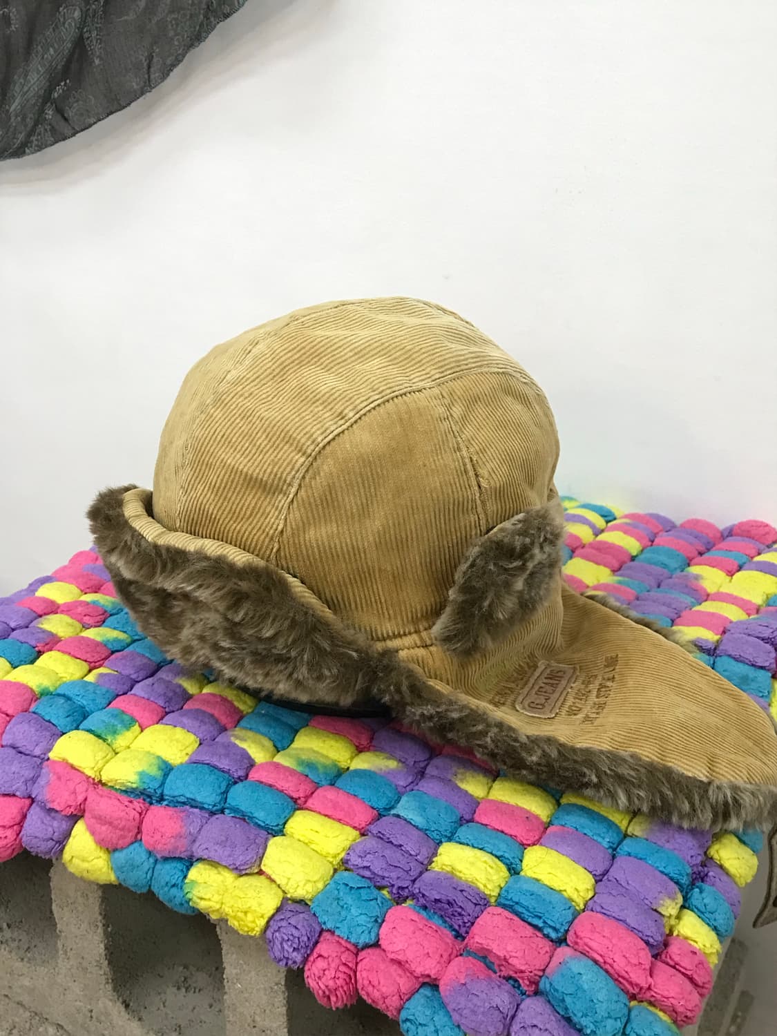 BERKELEY 빈티지 코듀로이 양털 귀달이 모자  상품이미지3