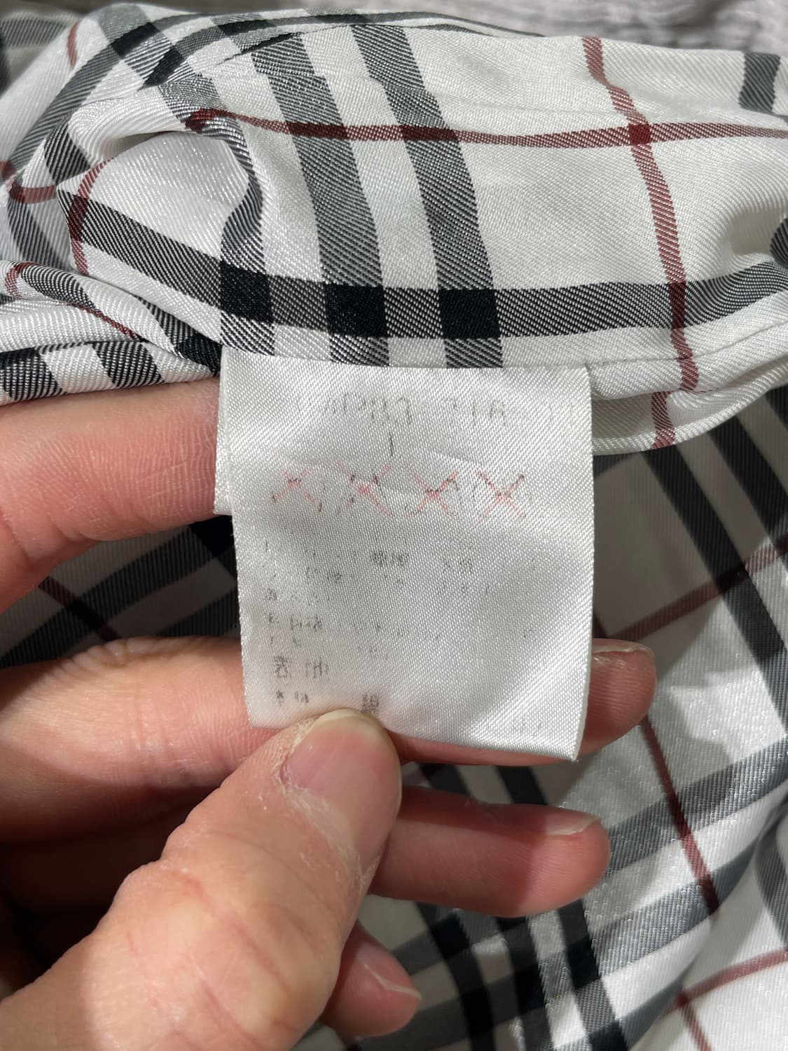 버버리 블랙라벨 오프 화이트 마이크로 기마로고 코듀로이 자켓 상품이미지8